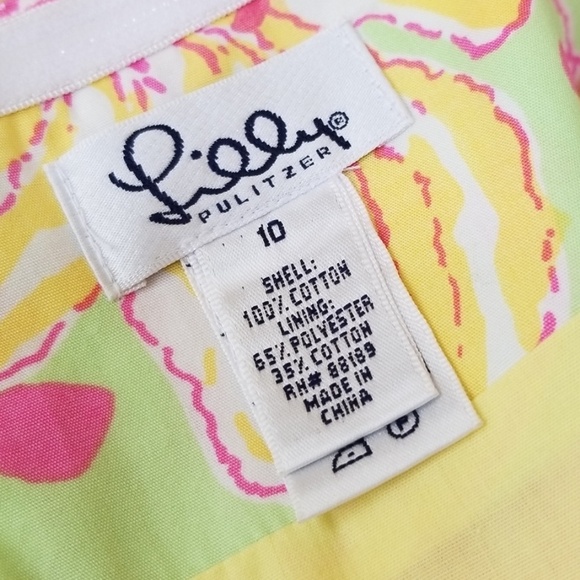 LILLY PULITZER Multi Printed Size 10 Dress - Picture 5 of 7